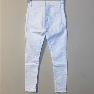 LOFT The Skinny White Denim Jeans Size 24